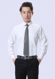 新款春秋季男式衬衫 长袖韩版修身男士衬衫 青年纯色衬衣