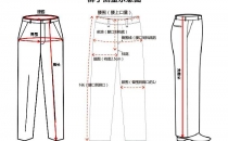 裤子尺码对照表 图文详解说明!测量方法图解！